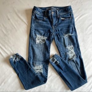 American Eagle Super Stretch jeggings size 0